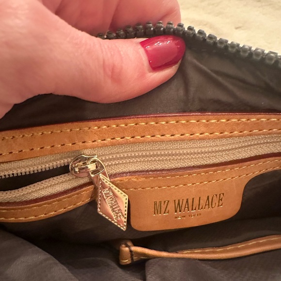 MZ Wallace Gray Quilted Women's Bag - Picture 6 of 11